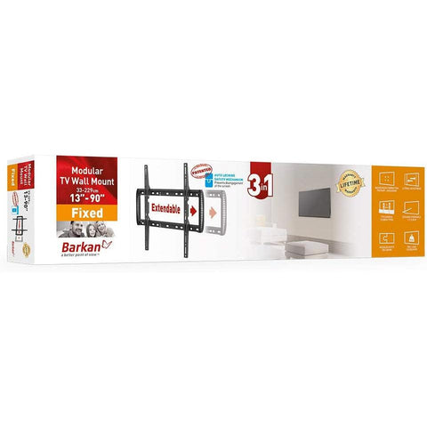 Wholesale-Barkan BM400T 13"-90" Fixed TV Wall Mount-TV Mount-Electro Vision Inc