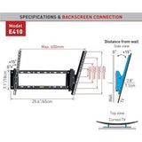 Wholesale-Barkan E410 Flat / Curved TV Wall Mount - Tilt 32"-90"-TV Mount-Electro Vision Inc