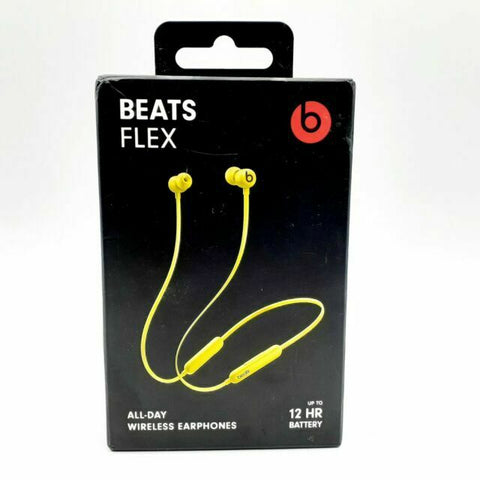 Wholesale-Beats by Dr. Dre MYMD2LL/A Beats Flex Wireless Earphones - Yuzu Yellow-Earbuds | Headphone-Electro Vision Inc