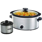 Wholesale-Bella 14009 Slow Cooker with Dipper 5 qt Stainless Steel-Slow Cooker-Electro Vision Inc