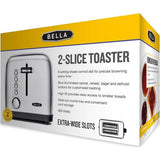 Wholesale-Bella 14466 - Classics 2-Slice Wide-Slot Toaster - Stainless Steel-Toasters-Electro Vision Inc
