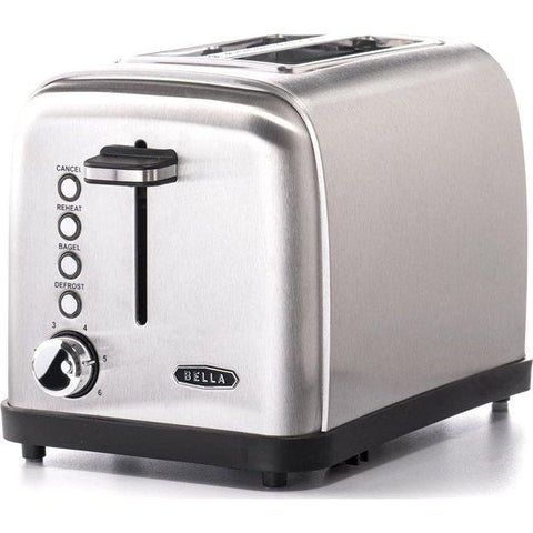 Wholesale-Bella 14466 - Classics 2-Slice Wide-Slot Toaster - Stainless Steel-Toasters-Electro Vision Inc
