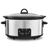 Wholesale-Bella 14759 6 qt. Slow Cooker - Stainless Steel-Slow Cooker-Electro Vision Inc
