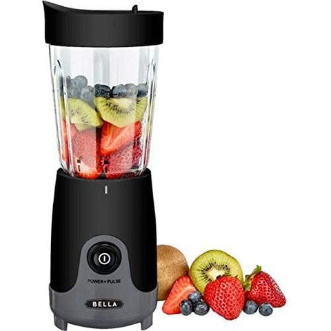 Wholesale-Bella 14760 Personal Blender 14-Oz. Black/Gray-Food Mixers & Blenders-Electro Vision Inc