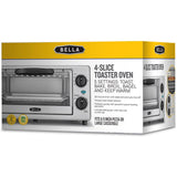Wholesale-Bella 14804 Stainless Steel Toaster Oven - 4 Slice-Toaster Oven-Electro Vision Inc