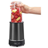 Wholesale-Bella 14821 - 14-Oz. Rocket Blender - Black Stainless steel-Electro Vision Inc