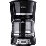Wholesale-Bella - 14830 Coffee Maker 12-Cup - Black/Stainless Steel-Coffee Maker-Electro Vision Inc