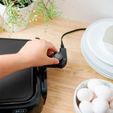 Wholesale-Bella 17172 - 10" x 16" Nonstick Griddle - Black-Electro Vision Inc
