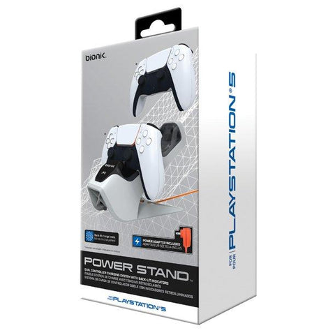 Wholesale-Bionik 9067 PS5 Charge Base for Playstation 5 - 2 controllers-Game Controller Accessories-Electro Vision Inc
