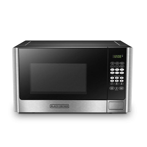 Wholesale-Black + Decker EM925 Microwave Oven 0.9 CF Stainless Steel-Microwave Oven-Electro Vision Inc