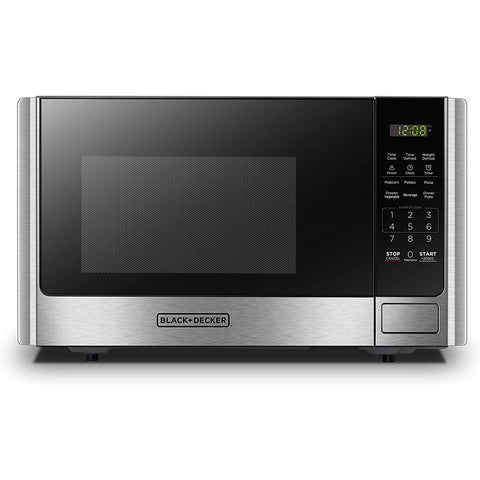 Wholesale-Black + Decker EM925AB9 Digital Microwave Stainless Steek 0.9 CF-Microwave-Electro Vision Inc