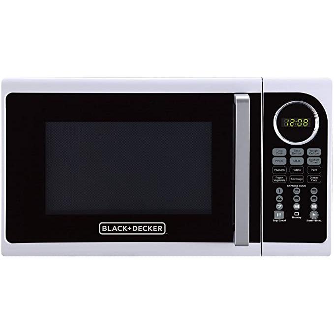 Wholesale-Black + Decker EM9P022 Microwave Oven 0.9 cu ft 900 W White-Microwave Oven-Electro Vision Inc