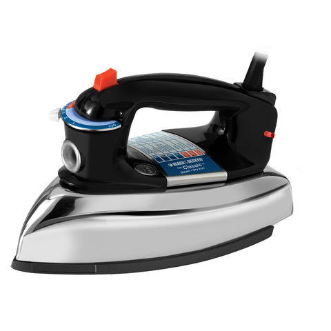Wholesale-Black + Decker F54 Classic Dry Iron Black-Iron-Electro Vision Inc