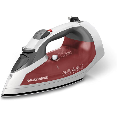 Wholesale-Black + Decker ICR07X Smart Steam Iron, Cord Reel, Stainless Soleplate-Iron-Electro Vision Inc