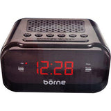 Wholesale-Borne CR640D Alarm Clock Radio-Alarm Clock-Electro Vision Inc