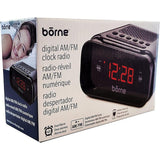Wholesale-Borne CR640D Alarm Clock Radio-Alarm Clock-Electro Vision Inc