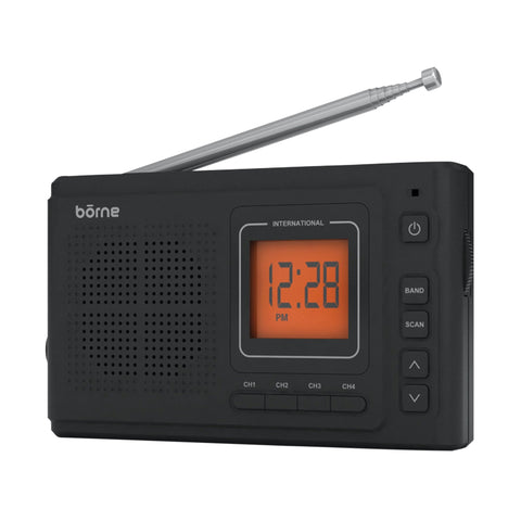 Wholesale-Borne PR1230SW 12 band portable radio (AM/FM, SW1-10) with digital PLL tuner-Radio-Electro Vision Inc