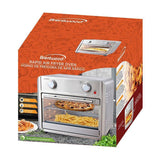 Wholesale-Brentwood AF-2400SI Convection Air Fryer Toaster Oven 24 qt 1700 W Silver-Air Fryer-Electro Vision Inc