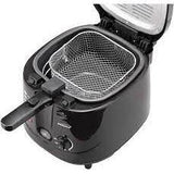 Wholesale-Brentwood DF725 Electric Deep Fryer, Black 1500W 12 Cup-Fryer-Electro Vision Inc