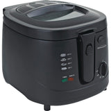 Wholesale-Brentwood DF725 Electric Deep Fryer, Black 1500W 12 Cup-Fryer-Electro Vision Inc