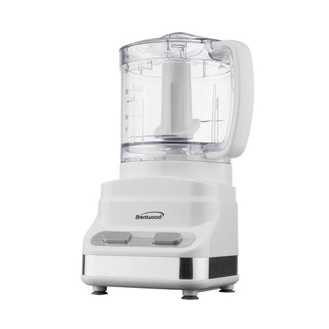 Wholesale-Brentwood FP546 3 Cup Mini Food Processor White-Food Chopper & Processor-Electro Vision Inc