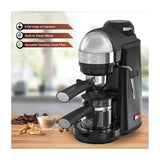 Wholesale-Brentwood GA-135BK Espresso and Cappuccino Maker, Black-Coffee Maker-Electro Vision Inc