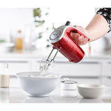 Wholesale-Brentwood HM48R Electric Hand Mixer 5 Speed - Red-Hand Mixer-Electro Vision Inc