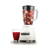 Wholesale-Brentwood JB220 Blender Plastic Jar 12 Speed White-Blender-Electro Vision Inc