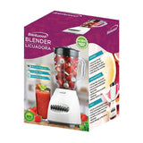Wholesale-Brentwood JB220 Blender Plastic Jar 12 Speed White-Blender-Electro Vision Inc