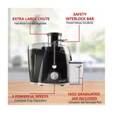 Wholesale-Brentwood JC452 Juice Extractor 400w-Kitchen Appliance-Electro Vision Inc