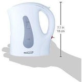 Wholesale-Brentwood KT-1610BK Cordless 1L Electric Kettle Black-Kettle-Electro Vision Inc