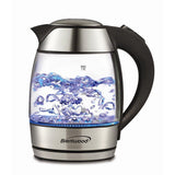 Wholesale-Brentwood KT-1900 Cordless Glass 1.7L Electric Tea Kettle-Kettle-Electro Vision Inc
