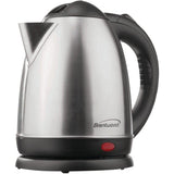 Wholesale-Brentwood KT1780 Electric Kettle 1.5 L Stainless Steel Cordless-Kettle-Electro Vision Inc