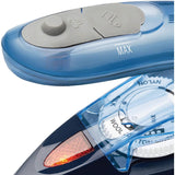 Wholesale-Brentwood MPI45 Travel Iron with Steam 1100 Watt - Blue-Flat Iron-Electro Vision Inc