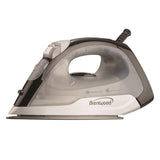 Wholesale-Brentwood MPI53 Non-Stick Steam Iron, Black-Iron-Electro Vision Inc
