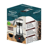 Wholesale-Brentwood TS-118S Electric Moka Pot Espresso Machine-Coffee Maker-Electro Vision Inc