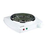 Wholesale-Brentwood TS-322 Single Electric Burner White 1000W-Kitchen Appliance-Electro Vision Inc