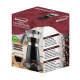 Wholesale-Brentwood TS118BK 6 Cup Espresso Maker - Black-Blender-Electro Vision Inc