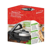 Wholesale-Brentwood TS129 Stainless Steel Non-Stick Electric Tortilla Maker, 12-Inch-Tortilla & Flatbread Makers-Electro Vision Inc