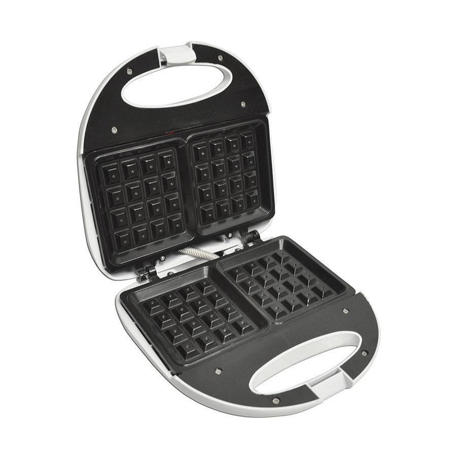 Wholesale-Brentwood TS242 Dual Waffle Maker White-Kitchen Appliance-Electro Vision Inc