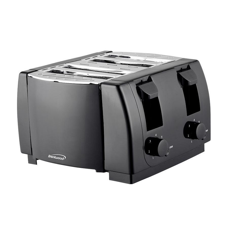 Wholesale-Brentwood TS285 Toaster 4 Slice-Toaster Oven-Electro Vision Inc