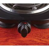 Wholesale-Brentwood TS321 Single Burner Electric 1000 W Black-Electric Burner-Electro Vision Inc