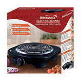 Wholesale-Brentwood TS321 Single Electric Burner 1000 W (Black)-Electric Burner-Electro Vision Inc