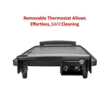 Wholesale-Brentwood TS819 Non-Stick Electric Griddle with Drip Pan, 9 x 18 Inch, Black-Indoor Grill-Electro Vision Inc
