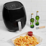 Wholesale-CHEFMAN RJ38 WD 8T TurboFry Touch 8-Qt. Digital Air Fryer with Easy View Window - Black-Air Fryer-Electro Vision Inc