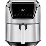 Wholesale-CHEFMAN RJ38SQ45T - TurboFry Touch 4.5 Qt Digital Air Fryer Silver - Stainless Steel-Air Fryer-Electro Vision Inc