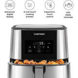 Wholesale-CHEFMAN RJ38SQSS8T - 8qt Digital Air Fryer Stainless Steel-Electro Vision Inc