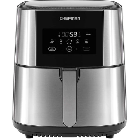 Wholesale-CHEFMAN RJ38SQSS8T - 8qt Digital Air Fryer Stainless Steel-Electro Vision Inc