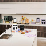 Wholesale-CRUX 17498 Digital Air Fryer Kit with TurboCrisp 3 Qt - White-Air Fryer-Electro Vision Inc