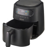 Wholesale-CRUX 17499 - 3-qt. Digital Air Fryer Kit with TurboCrisp - Black-Air Fryer-Electro Vision Inc